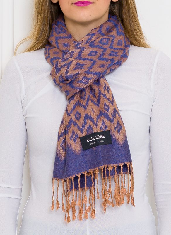Women's scarf Due Linee - Violet