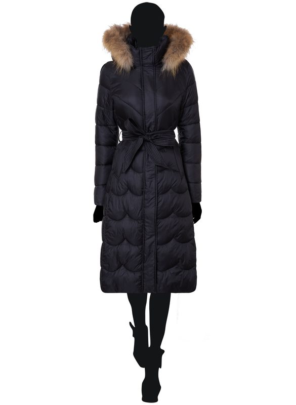 Winter jacket
Winter jacket with real fox fur Due Linee - Black