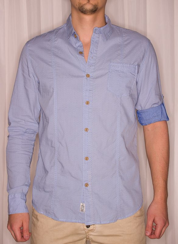 Camisa de hombre  - Azul