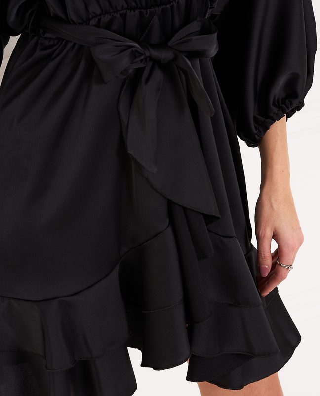 Vestido de mujer Due Linee - Negro