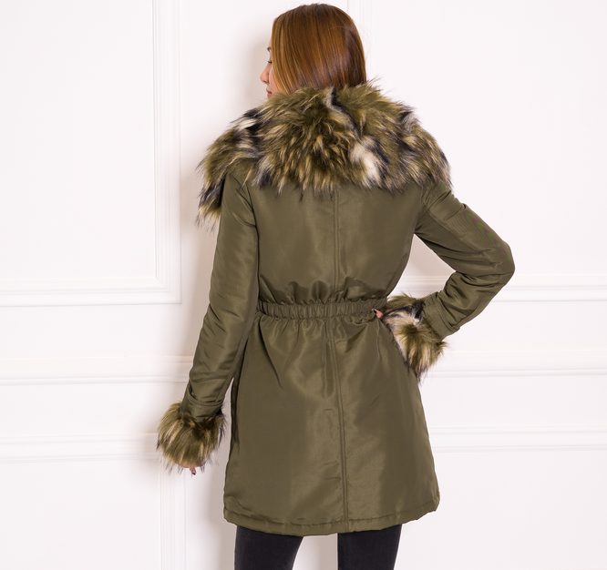 Glamadise - Italian fashion paradise - Women's winter jacket Guess Marciano - Green - Guess by Marciano - Last chance - Winter jacket, Women's clothing - Glamadise - italian fashion paradise
