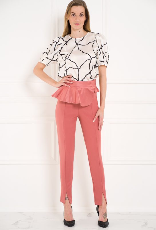 Damskie spodnie Glamorous by Glam - różowy