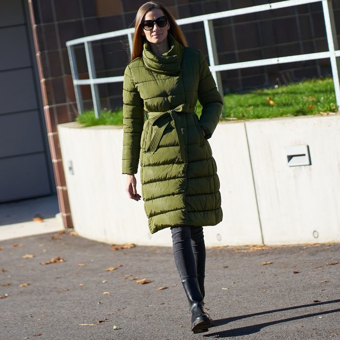 Giacca invernale donna Due Linee - Verde