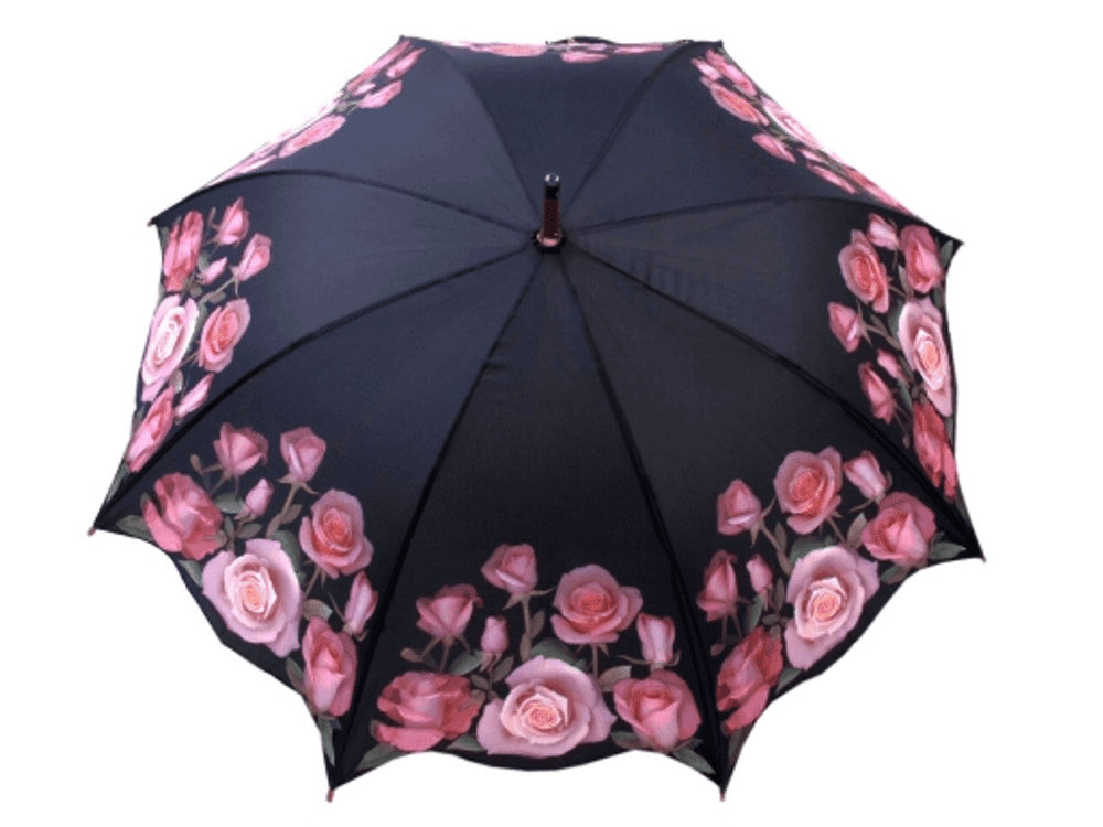 Dámský deštník holový vystřelovací květy (1 ks) Stoklasa