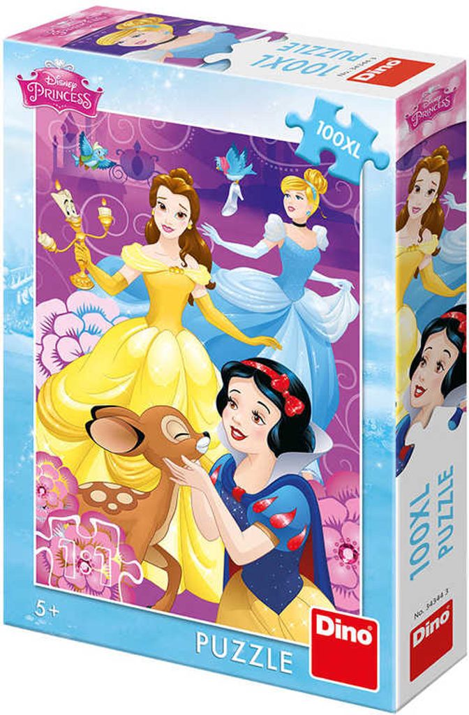 Puzzle XL Disney Duhové Princezny 100 dílků 33x47cm skládačka v krabici |  239 Kč | Zopito.cz