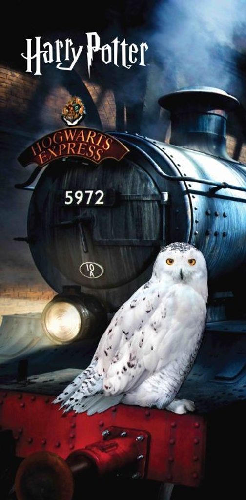 Osuška Harry Potter Hedwig Express Bavlna - Froté, 70/140 cm
