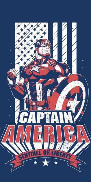 Osuška Avengers Kapitán Amerika 70/140 | 249 Kč | Zopito.cz