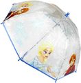 Deštník dětský Anna a Elsa Ledové království (Frozen) průhledný modro-bílý