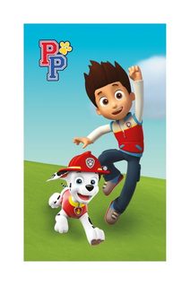 DETEXPOL Dětský ručník Paw Patrol Ryder a Marshall Bavlna - Froté, 50/30 cm