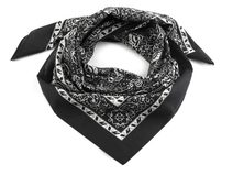 Bavlněný šátek kašmírový vzorovaný 70 x 70 cm