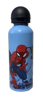 ALU láhev Spiderman blue Hliník, Plast, 500 ml