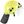 Helma dětská hasičská žlutá s krytem na oči svítí ve tmě plast