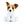 Plyšový pes jack russell teriér sedící, 30 cm