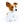 Plyšový pes jack russell teriér sedící, 30 cm