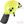 Helma dětská hasičská žlutá s krytem na oči svítí ve tmě plast