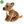 Plyšový pes stafordšírský bulteriér sedící, 30 cm