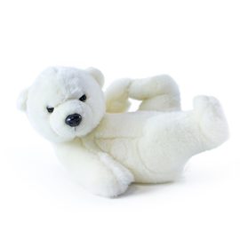 Plyšový lední medvěd ležící, 25 cm