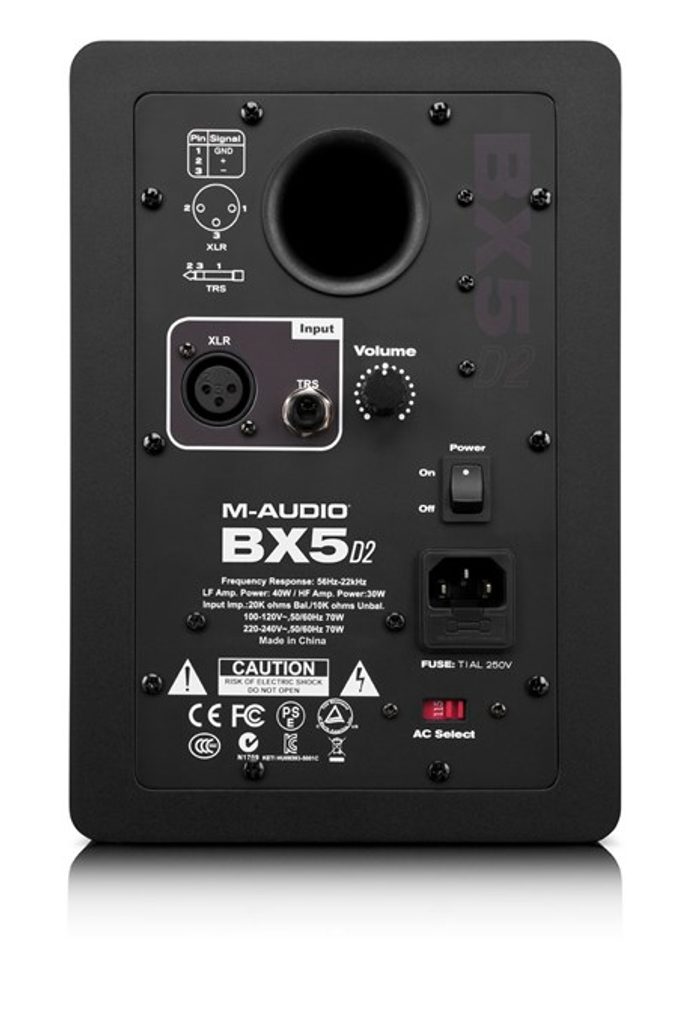 Rockster Music - M-Audio BX5 D2 - aktivní monitory, pár, 5/1", 70W Bi-Amp -  M-Audio - Poslechové monitory - Zvuk - Inspirace vaší hudbou