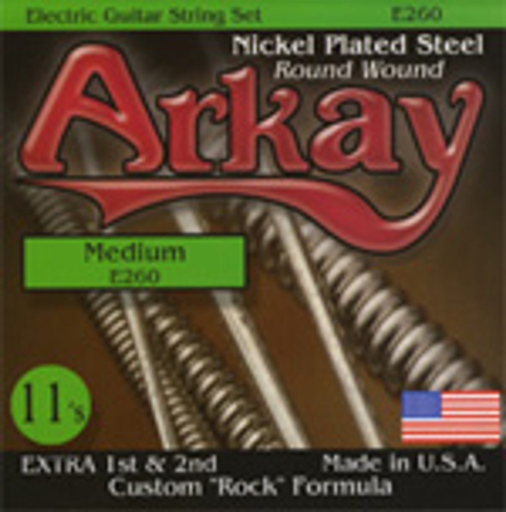 Rockster Music - Arkay USA Custom Rock E260 / 11-50 / - struny na  elektrickou kytaru - Arkay Musical Strings - Elektrické - Kytarové struny,  Kytary - Inspirace vaší hudbou