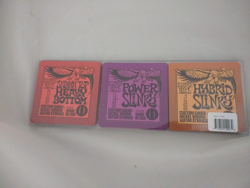 Rockster Music 4003 Ernie Bal 6PC SLINKY COASTERS podtácky pod