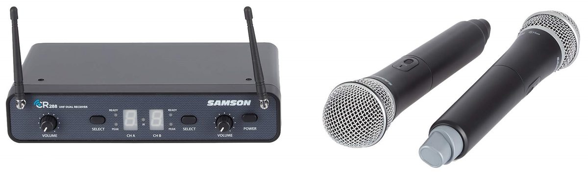 【無線マイク】SAMSON Concert 288 Handheldオーディオ機器