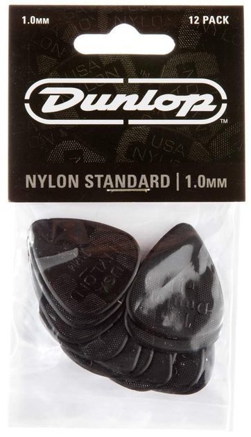 Dunlop Nylon 1.0mm - trsátka černá /12ks/ - Dunlop - Trsátka - Kytarové  příslušenství, Kytary - Inspirace vaší hudbou - Rockster Music