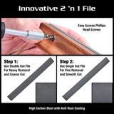 MN832 MusicNomad Fret Beveling Replacement File - náhradní díl pro systém zkosení pražců B-File - 1ks