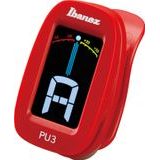 Ibanez PU3-RD - Chromatic / Automatic Clip Tuner - Red - klipová chromatická ladička - 1ks