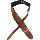 Heritage USA - Premium Leather Guitar Strap - Brown - kožený pás - 1ks