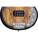 Sterling by MusicMan StingRay R4 HH Spalted Maple Top Natural Burst Satin - elektrická baskytara