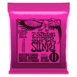 2623 Ernie Ball 7-string Super Slinky Nickel Wound .009 - .052 Pink pack struny na elektrickou kytaru
