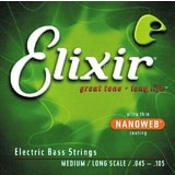 Elixir Bass Nanoweb Medium / 45 - 105 / - basové struny  - 1ks