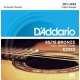 D´Addario EZ910  85/15 Bronze Great American Acoustic Light .011-.052 struny na akustickou kytaru