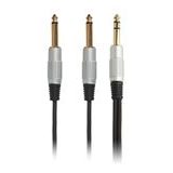 Bespeco RCY 150 - Jack 6.3 Stereo - 2x Jack 6.3 Mono - 1.5m