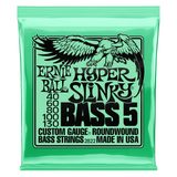 2822 Ernie Ball Hyper Slinky Nickel Wound 5-String Electric Bass Strings 40-130 Gauge - struny pro baskytaru - 1kls
