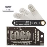 MusicNomad MN614 Truss Rod Gauge & String Action Gauge Combo Bundle  - 1ks