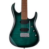 Sterling by MusicMan John Petrucci JP157 Flame Top Teal - sedmistrunná elektrická kytara
