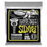 3127 Ernie Ball Coated Electric Titanium RPS Beefy Slinky .011 - .054 - " potažené " struny na elektrickou kytaru - 1ks