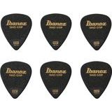 Ibanez Grip Wizard Series Sand Grip Flat Picks - Heavy - 6 pcs - kytarové trsátka - 6ks