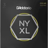 D’Addario NYXL0946 - 3-Pack - .009 - .046  - struny na elektrickou kytaru - 3ks