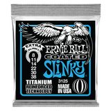 3125 Ernie Ball Coated Electric Titanium RPS Extra Slinky .008 - .038