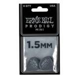 9200 Ernie Ball Prodigy Black 3s Mini 1.5mm Picks - kytarová trsátka 1ks