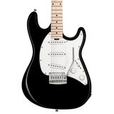 Sterling by MusicMan Guitar SUB Cutlass - CT30SSS - Black - elektrická kytara - 1ks