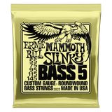 2823 Ernie Ball Mammoth Slinky Nickel Wound 5-String Electric Bass Strings 55-145 Gauge - struny pro baskytaru - 1ks