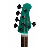 Xotic XJ-1T 5st - Sherwood Green LA/Alder/R/MH/Black #3499 - elektrická baskytara - 1ks