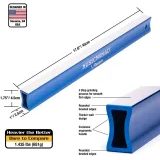 MN872 Guitar Fret Leveling Kit - 11 pc. – sada nástrojů k zabroušení, zarovnání, zaoblení a vyleštění kytarových pražců - 11ks