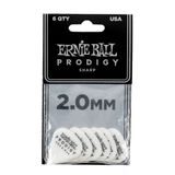 9341 Ernie Ball 2.0mm White Sharp Prodigy Picks - trsátko - 6ks
