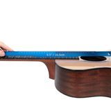 MusicNomad MN820 Tri-Beam 3 'n 1 Straightedge 17.6"(44.7cm), 12"(30.5cm), 6.5"(16.5cm) Ruler & Scale Length Ruler - 1ks