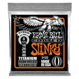 3122 Ernie Ball Coated Electric Titanium RPS Hybrid Slinky .009 - .046 - " potažené " struny na elektrickou kytaru - 1ks