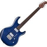 Sterling by MusicMan LK100-BLB Luke - Flame Top - Blueberry Burst - elektrická kytara - 1ks